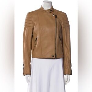 COACH SHEEPSKIN Tan Leather Women's Jacket size 00